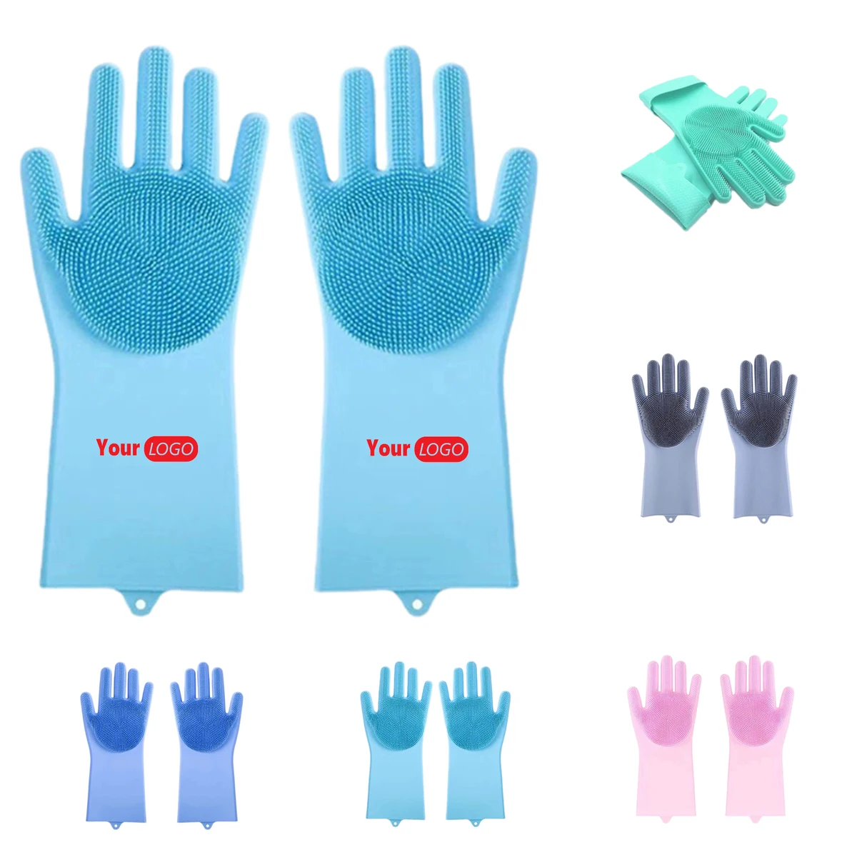 Kitchen Heat-resistant Silicone Gloves 1