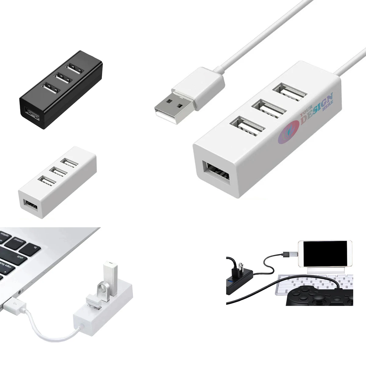 USB 2.0 Hub 4 in 1 Adapter 1