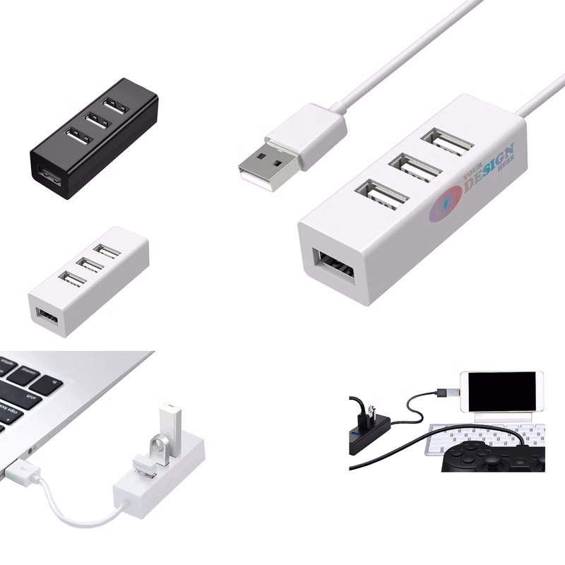 USB 2.0 Hub 4 in 1 Adapter