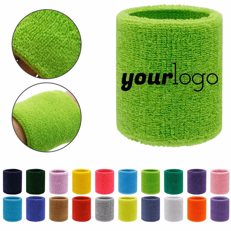 Elastic Terry Fitness Sweat Wristband
