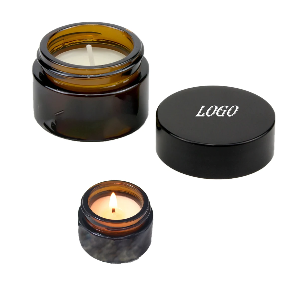 Scented Candle with Lid 1