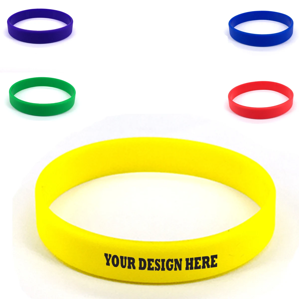 Silicone Color-Filled Wearable Bands 1