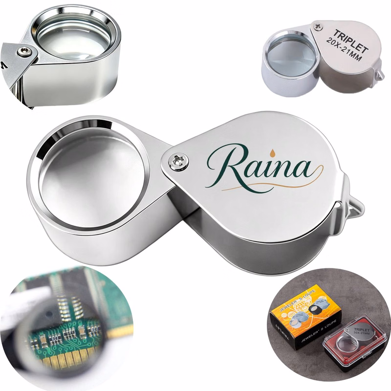 Folding Metal Jewelry Loupe