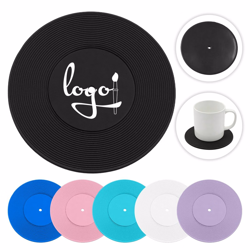 PVC Vinyl Record Coaster