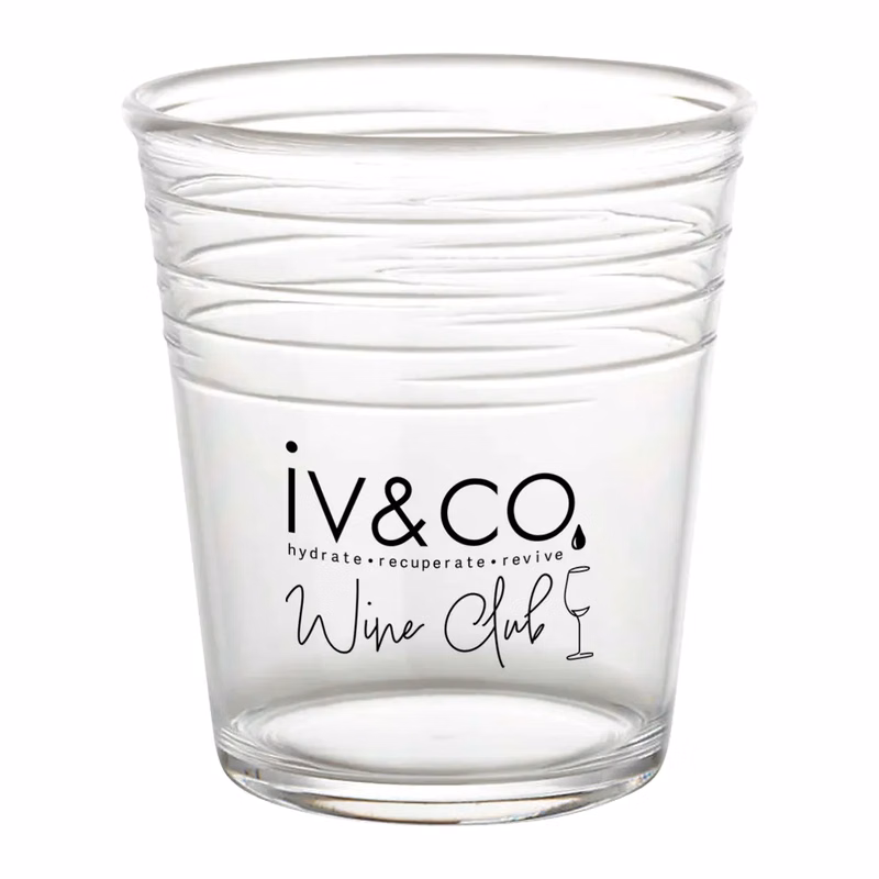 8oz. Acrylic Swirl Cooler Glass