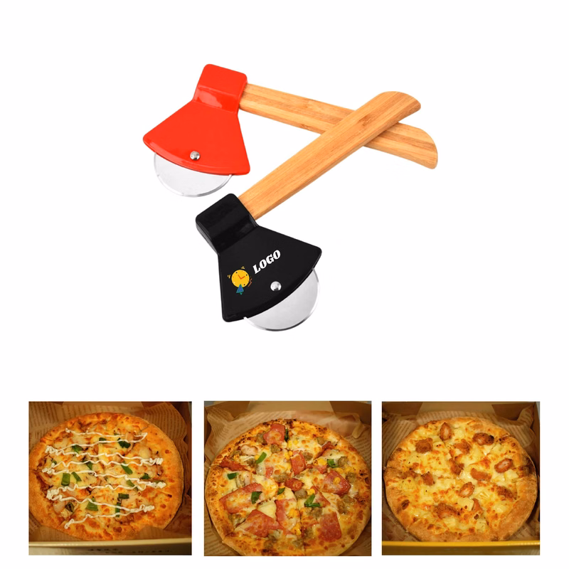 MOQ 10 pcs Rotating Blade Pizza Knife