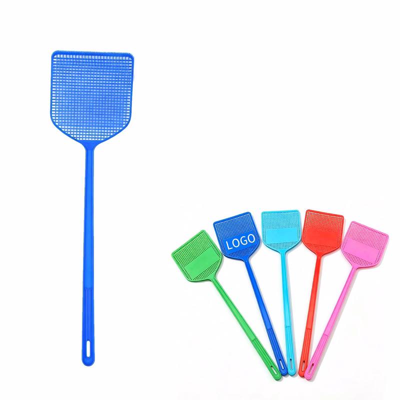 Thickened Plastic Fly Swatter with Long Handle