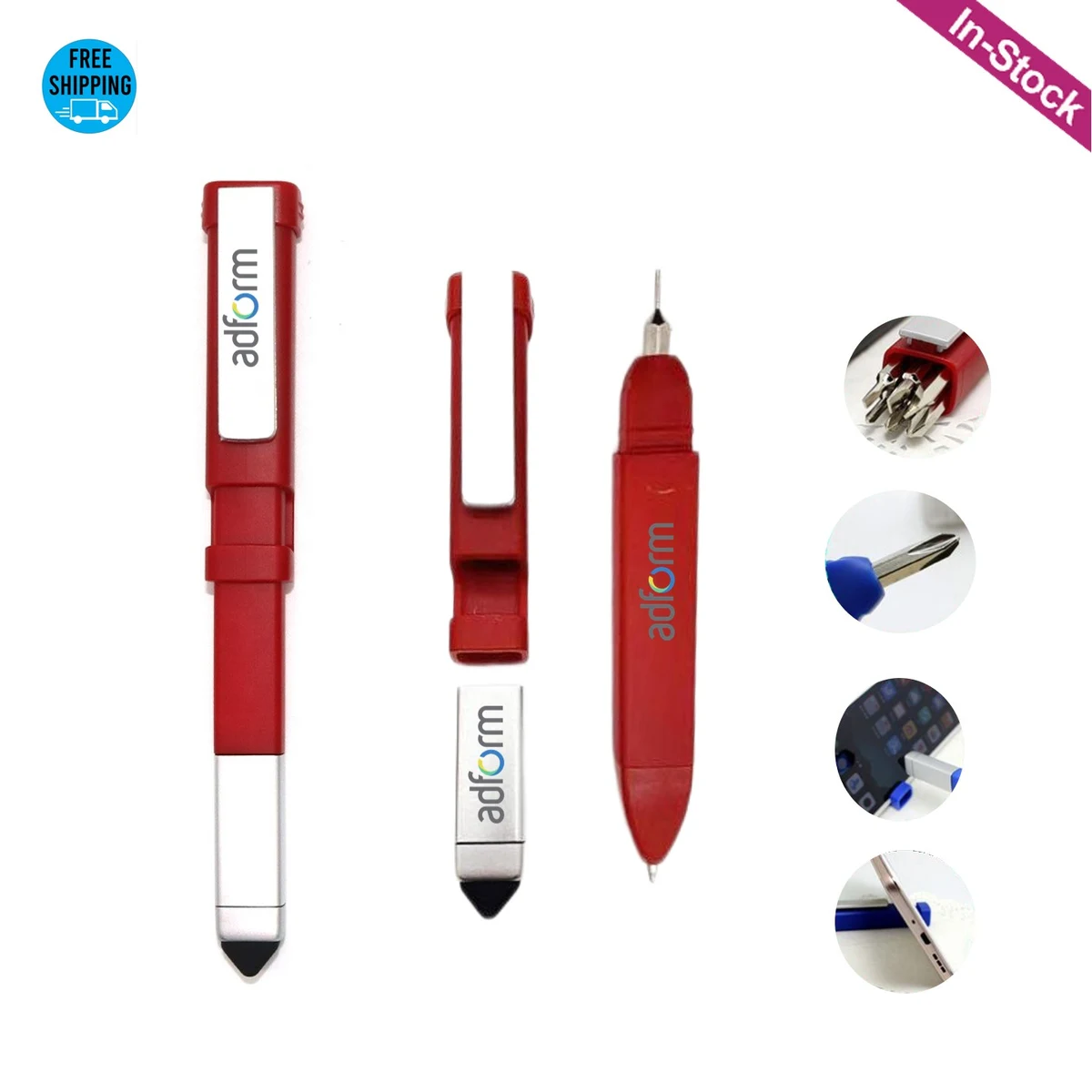 Tool Kit Pen With Stylus and Phone Stand 1