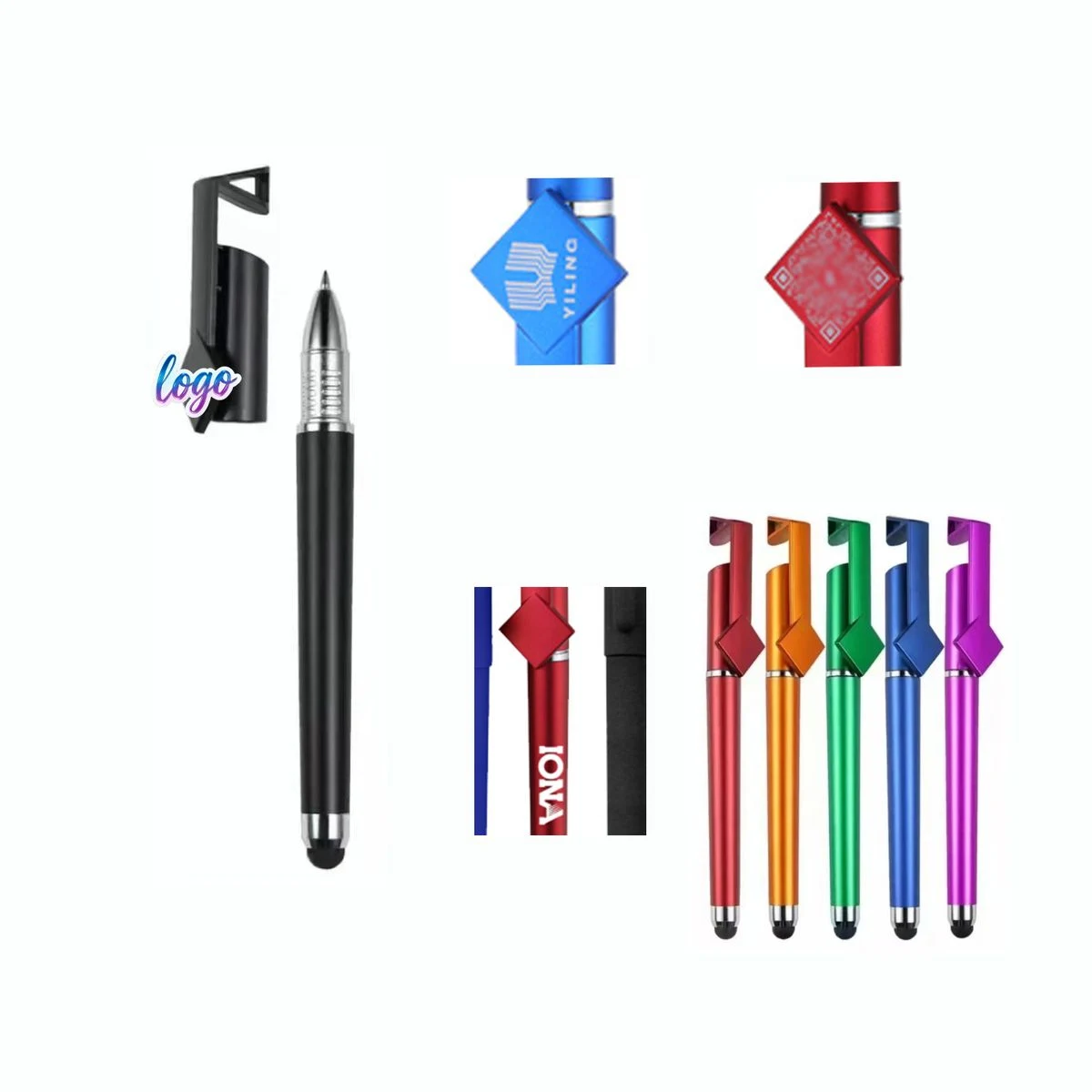 QR Code Phone Stand Stylus 1