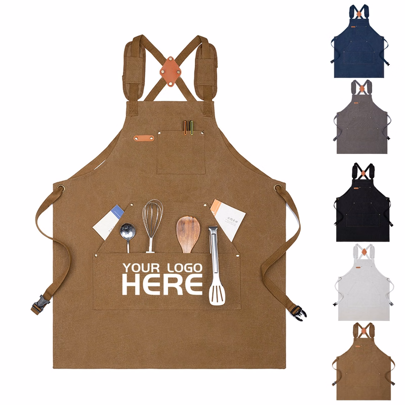 Work Apron With Large Pocket