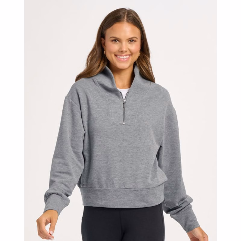 Boxercraft Women's Dream Crop Fleece Quarter-Zip - BW5205