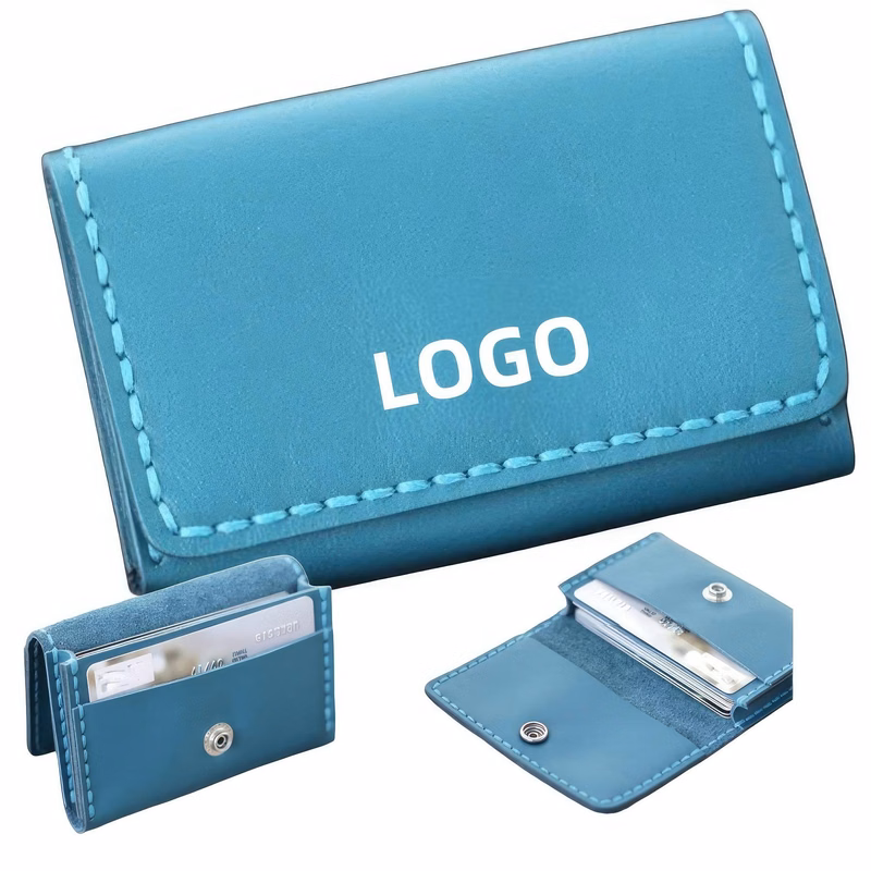 Custom Genuine Leather Credit Card Pouch &Key Bag