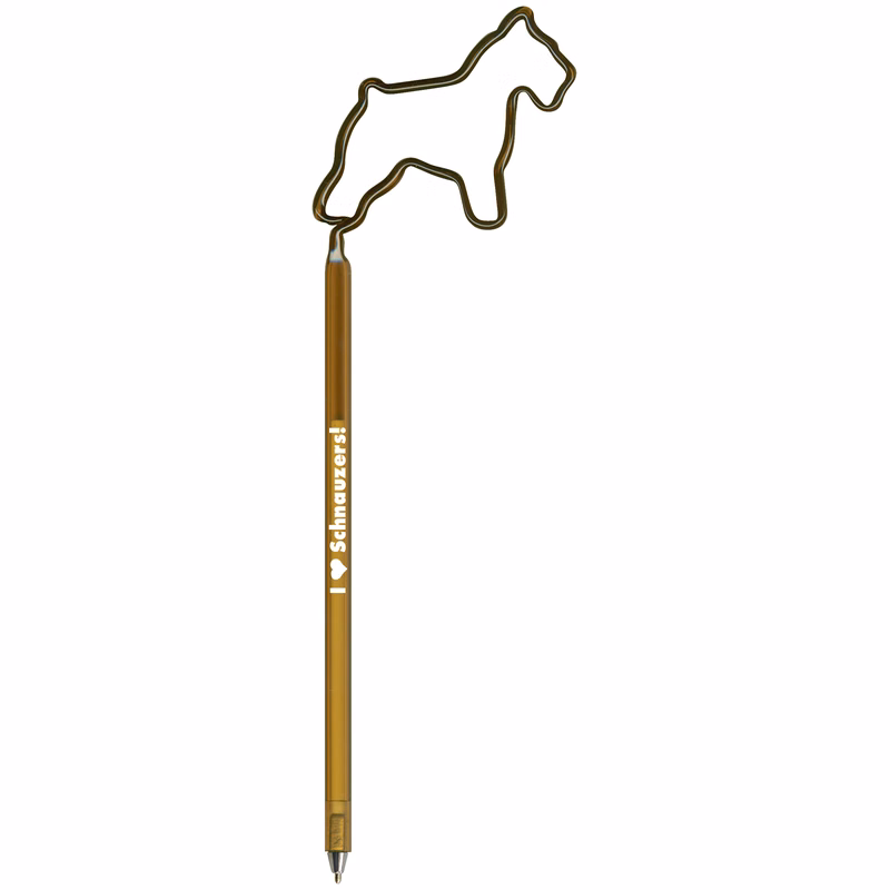 Dog Schnauzer Inkbend Standard, Bent Pen