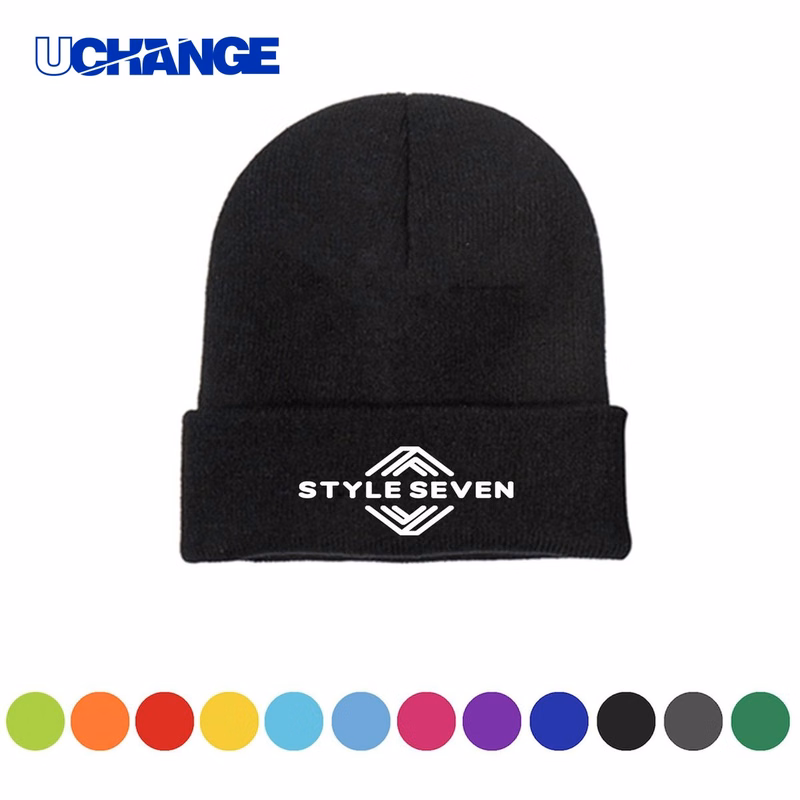 Ribbed Cuff Knit Cap Headwear