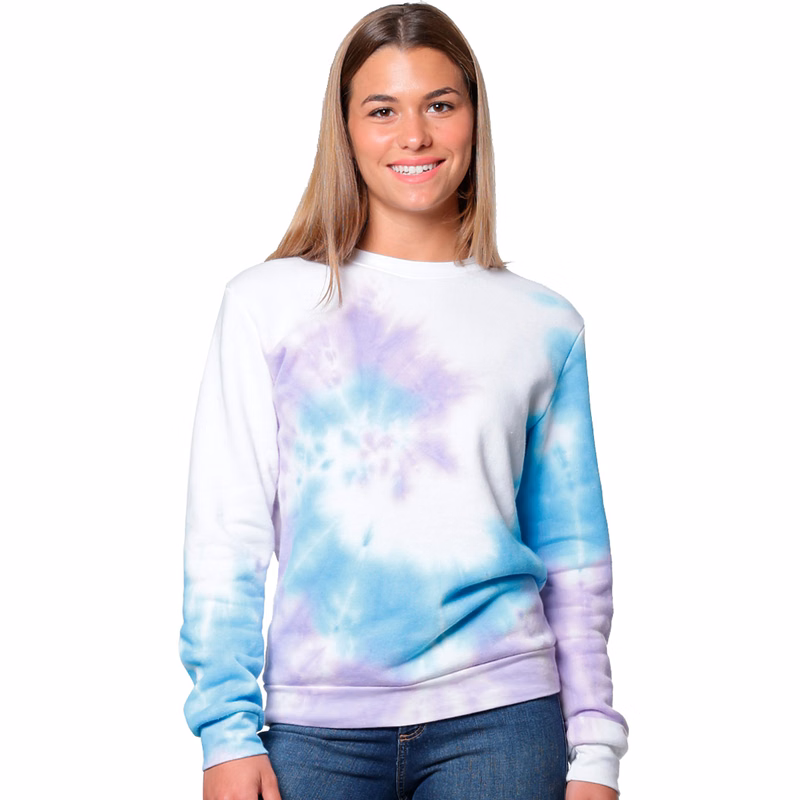 UniseXSwirl Tie Dye Crew Sweatshirt