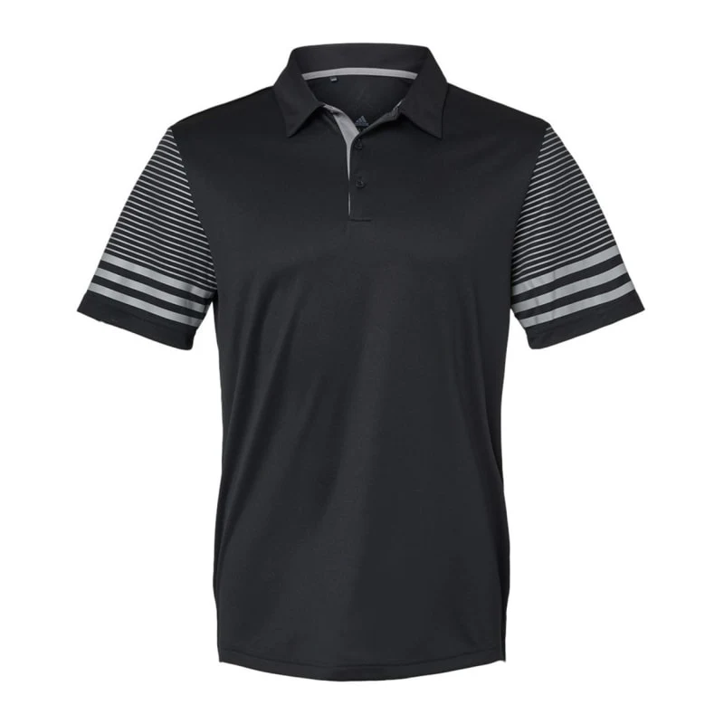 Adidas Men's Striped Sleeve Polo - A490 1