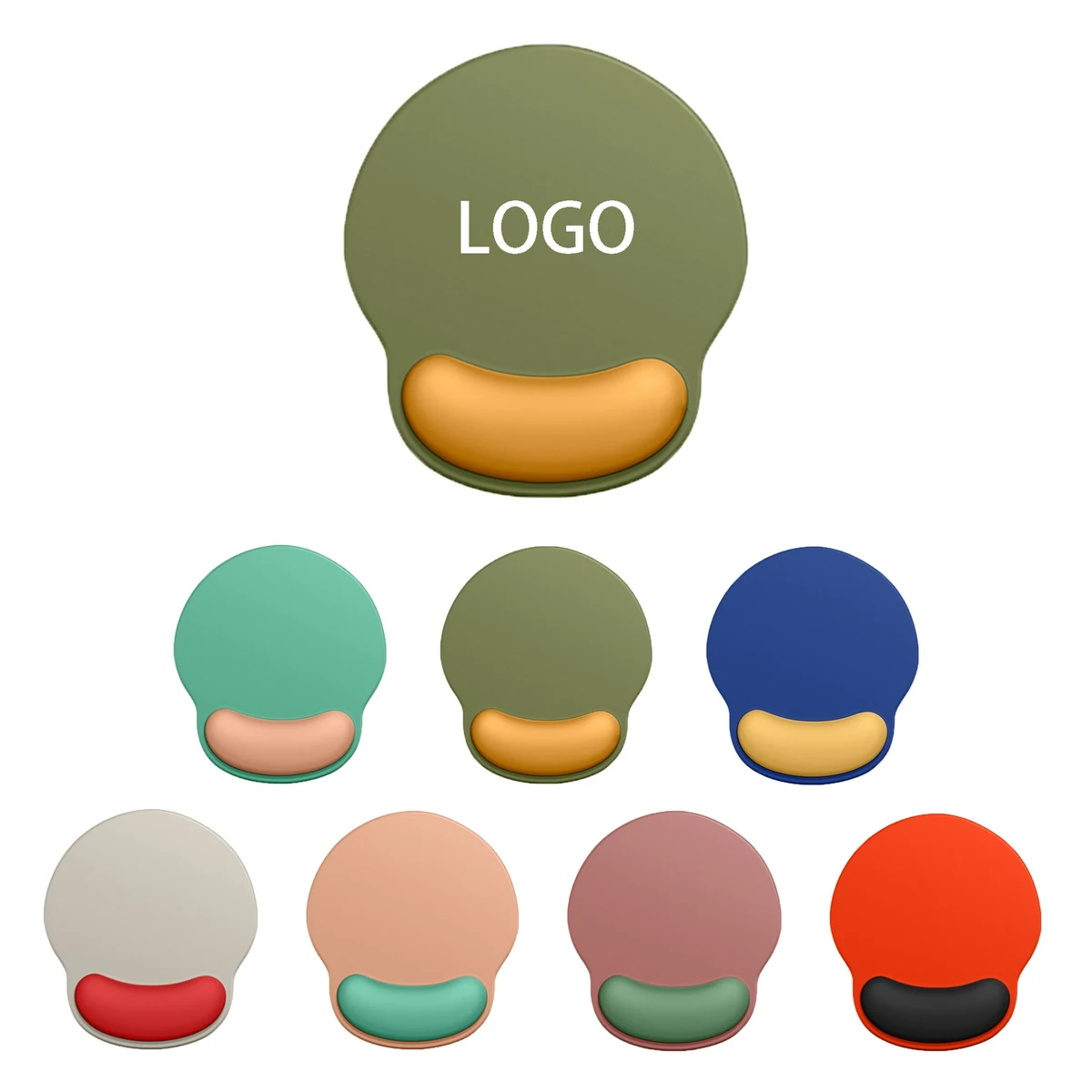 Color Blocking Wrist Protection Mouse Pad 1