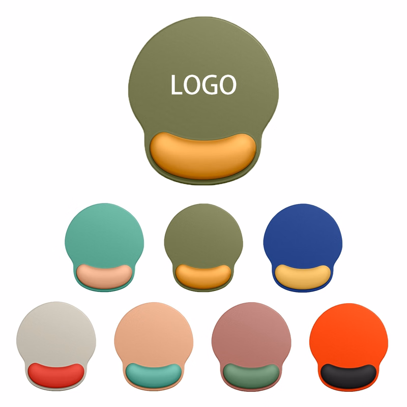 Color Blocking Wrist Protection Mouse Pad