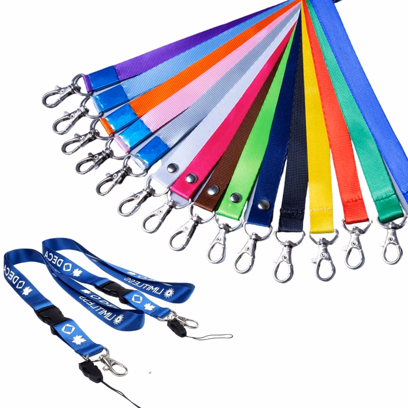 Custom Flat Polyester Lanyards