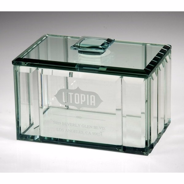 Jade Glass Straight Jewelry Box