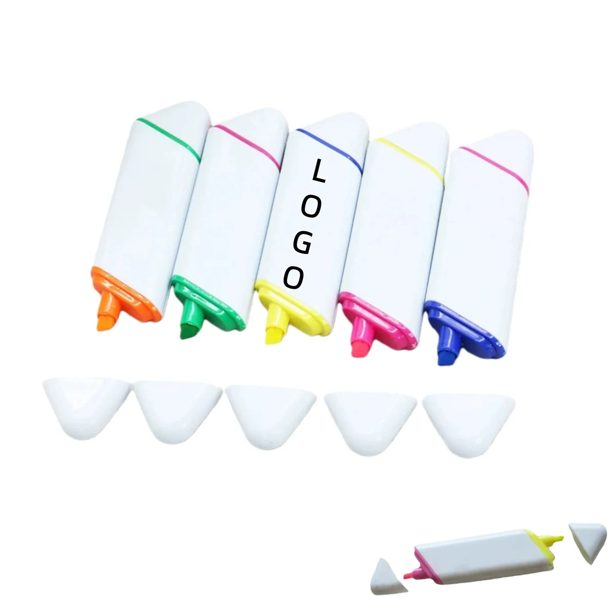 Dual Tip Highlighter 2 Colors Marking Pen For Studying Notes 1