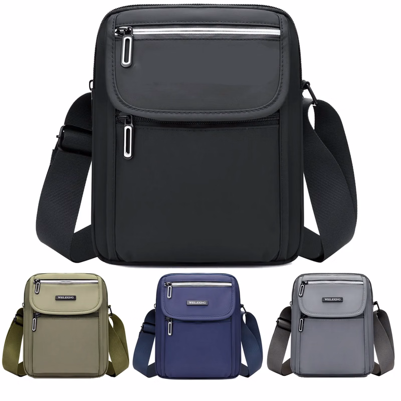Small Men's Crossbody Waterproof Messenger Bag Purse
