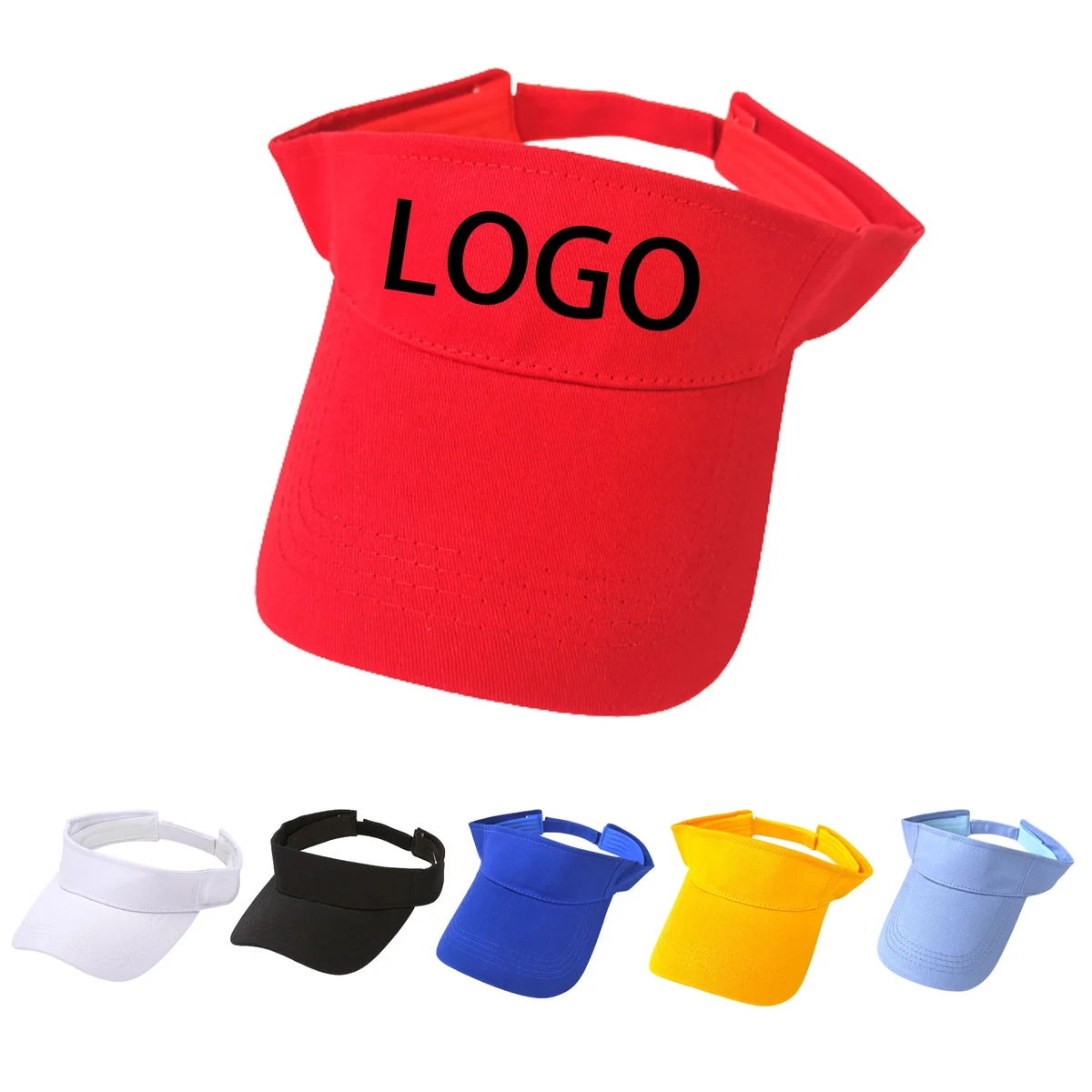 Sport Cotton Sun Visor Cap 1