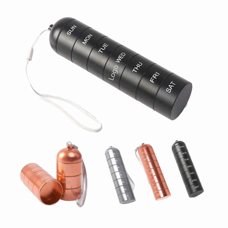 Weekly Metal Pill Case
