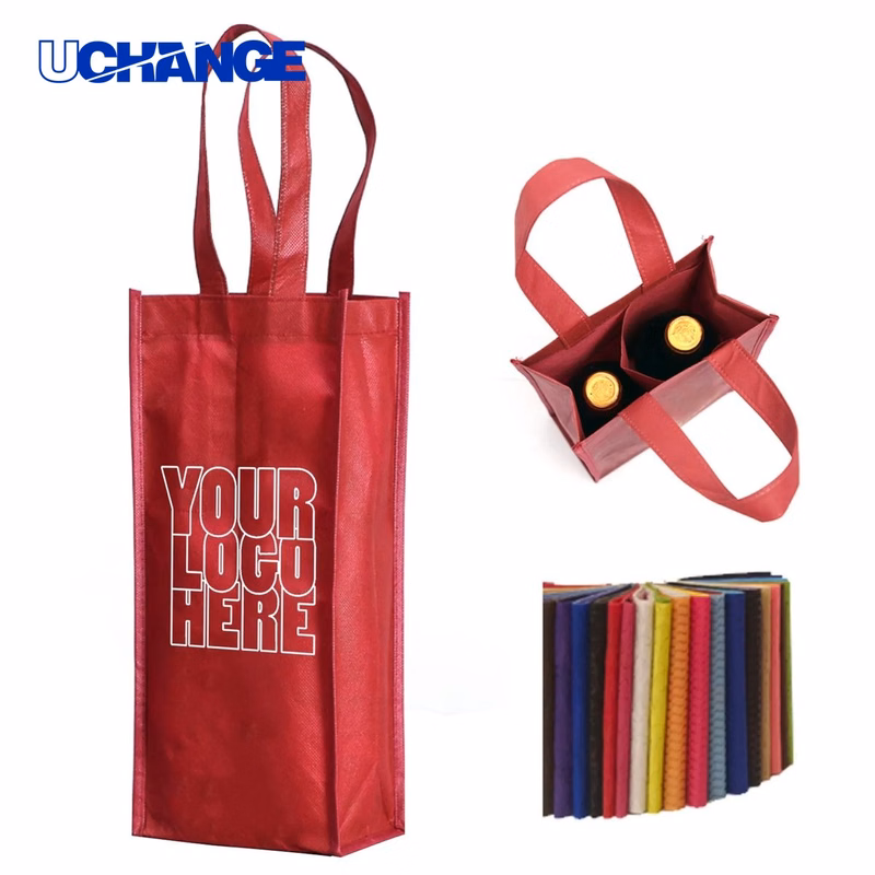 Non-Woven Two-Bottle Wine Bag