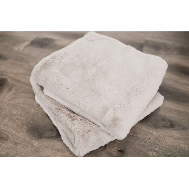 Grand Faux Fur Fawn-Throw Luxury Blanket (50x60)