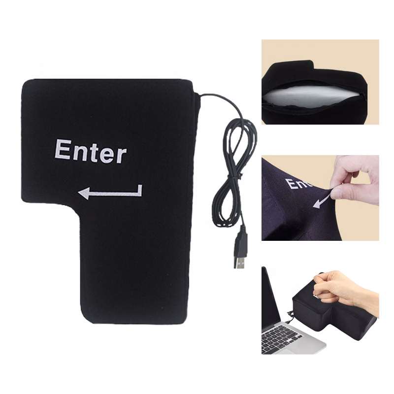 Enter Key USB Pillow Anti-Stress Toy