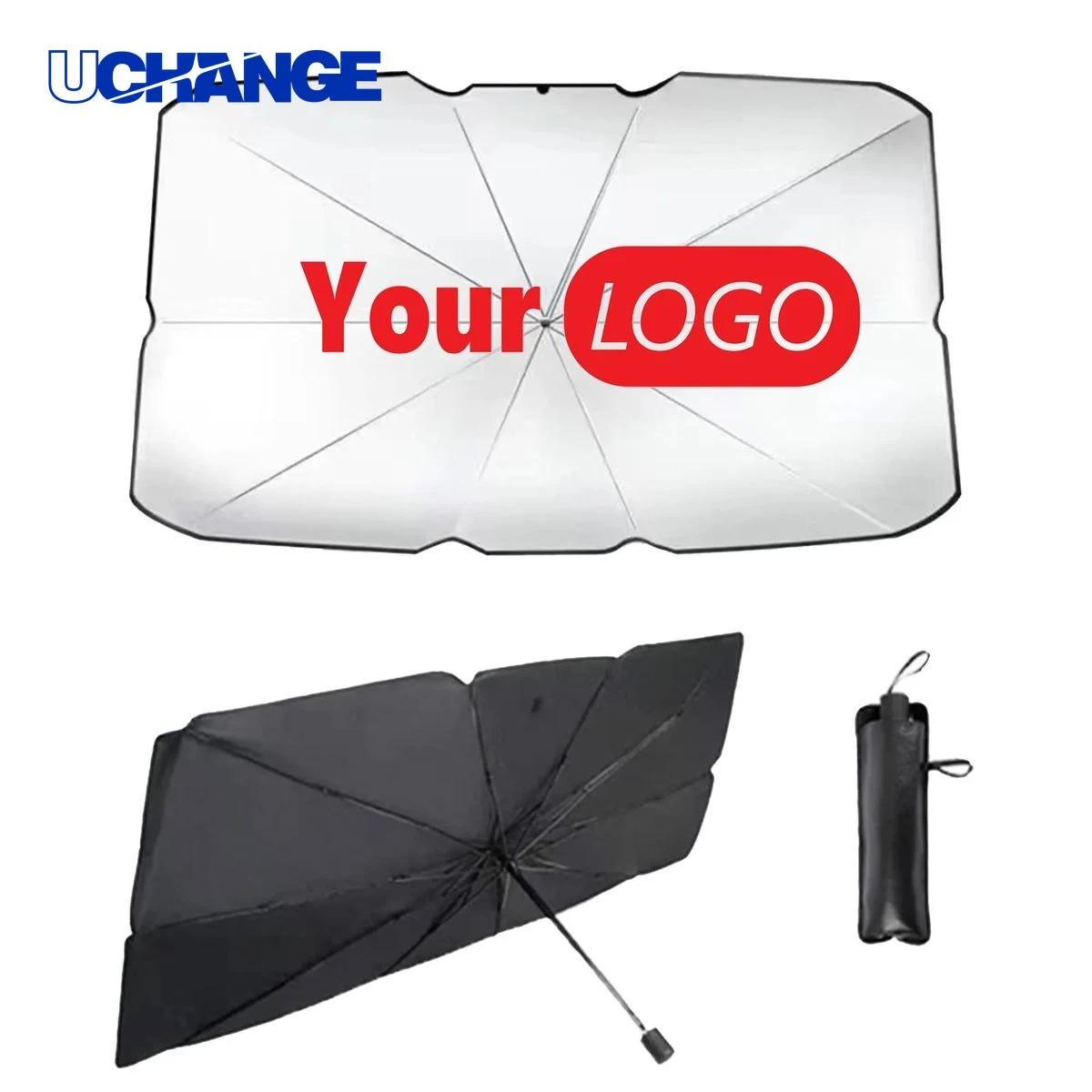 Umbrella Style Car Sunshade for Windshield 1