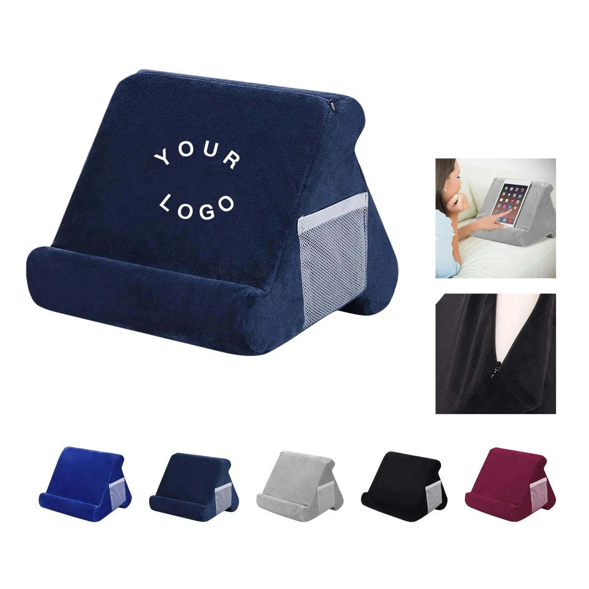 Plush Tablet Pillow Stand for Reading and Movies 1