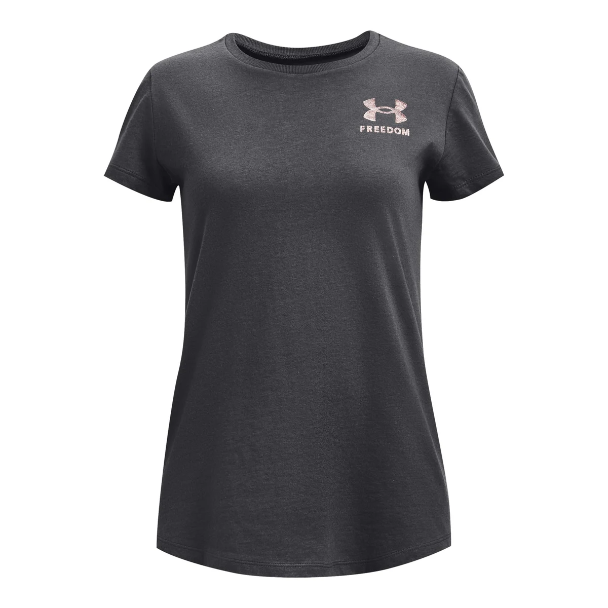 UA Freedom Flag Foil Girls' T-Shirt 1