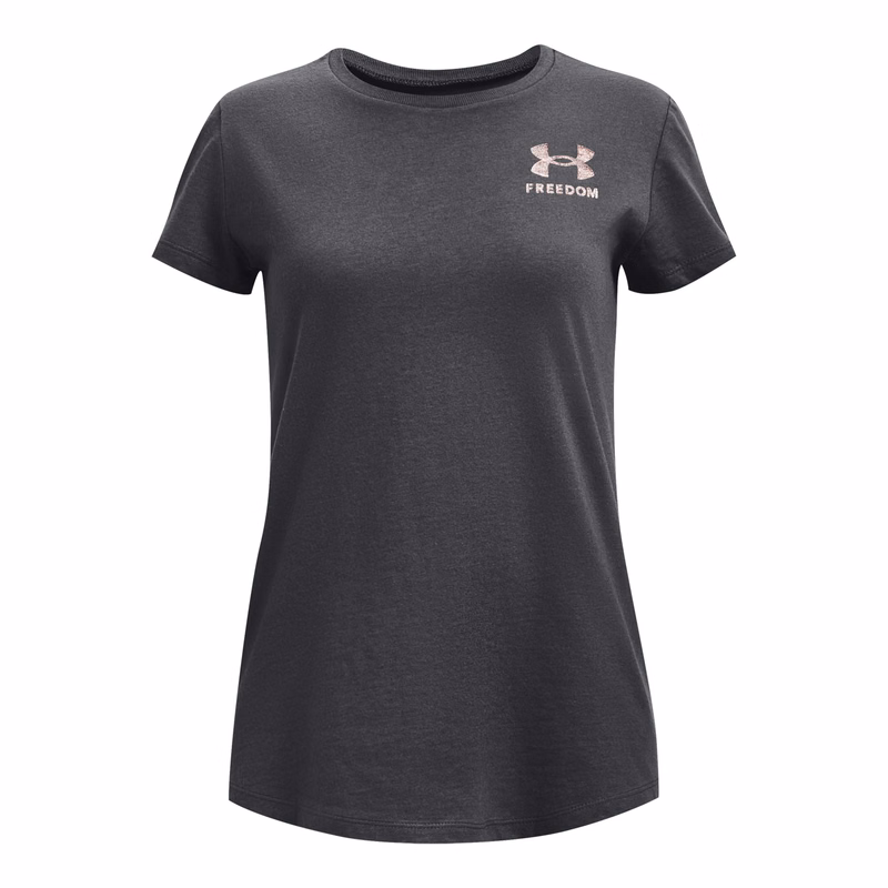 UA Freedom Flag Foil Girls' T-Shirt