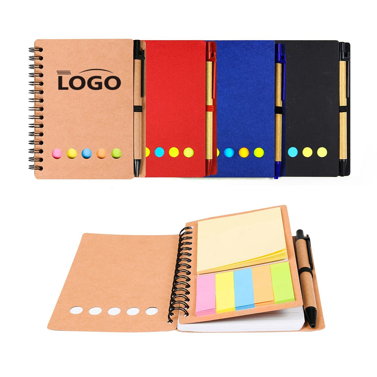 Mini Journal with Pen, Flags & Sticky Notes 1