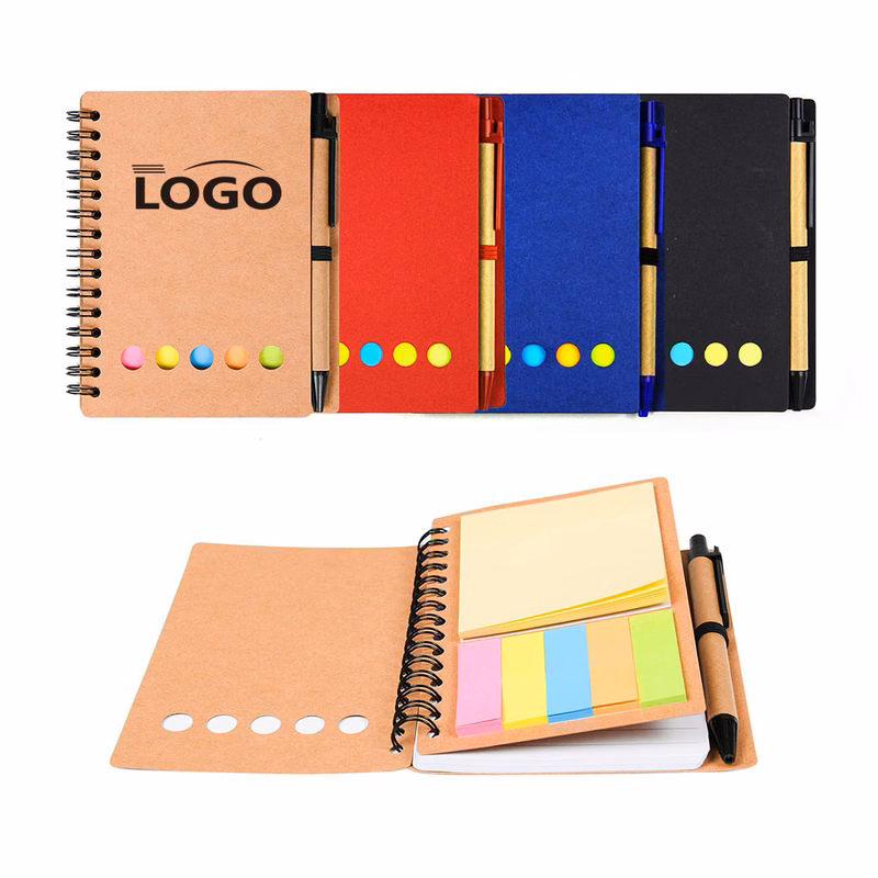 Mini Journal with Pen, Flags & Sticky Notes