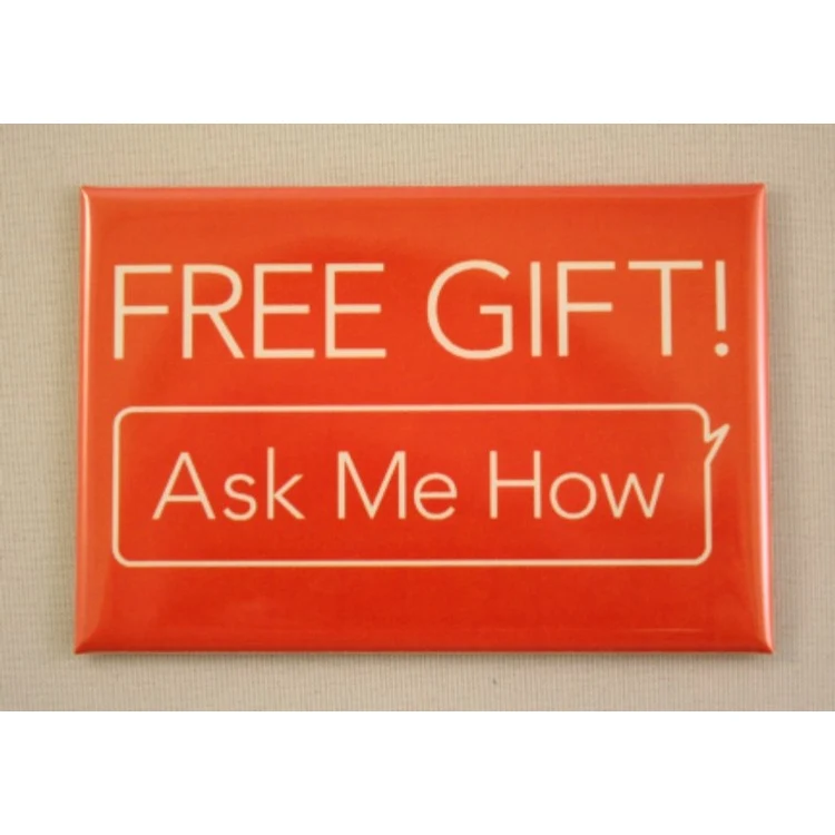Custom Printed 2" x 3" Buttons with Pin Back 1