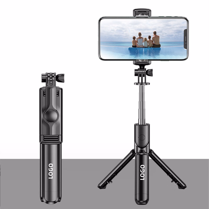 Advertising promotion Bluetooth selfie stick universal horizontal and vertical tripod selfie stick