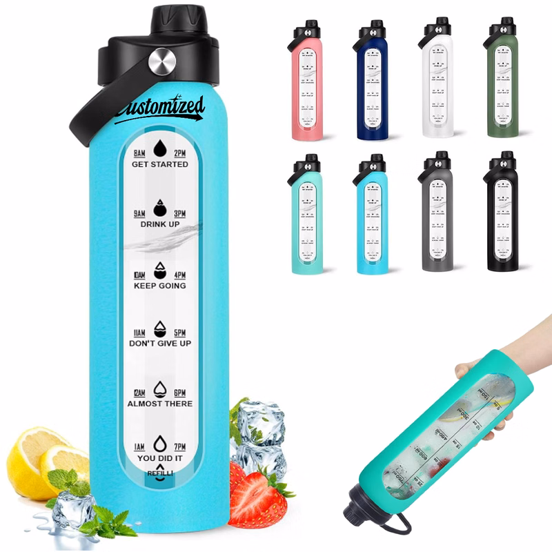 30oz Borosilicate Glass Water Bottle