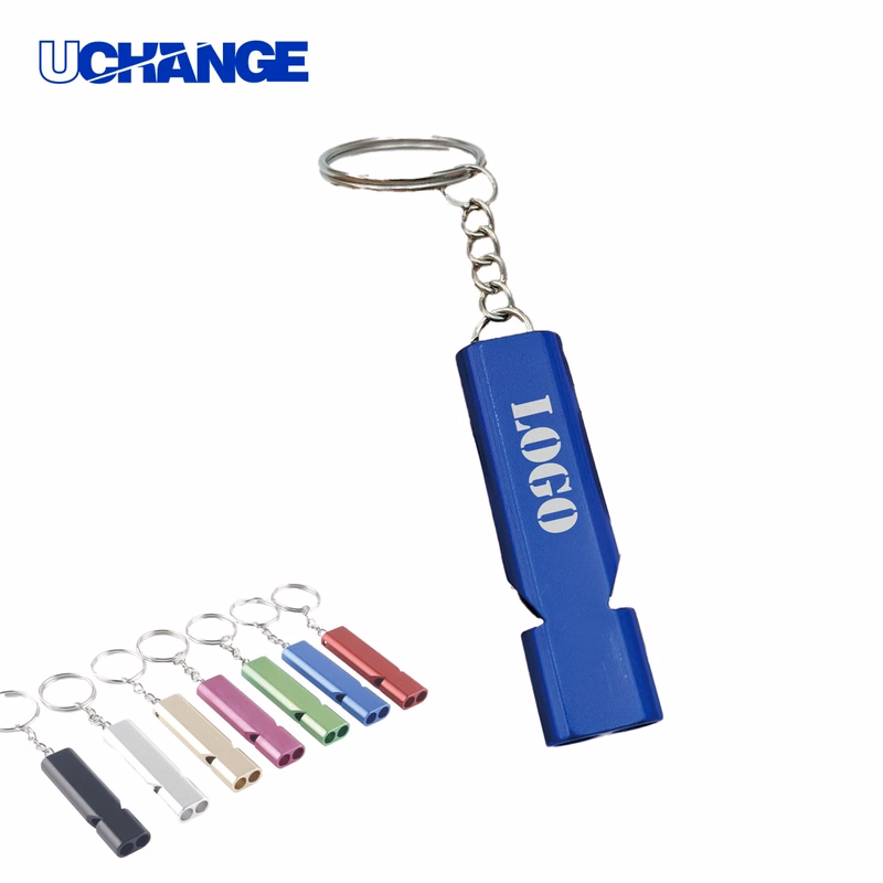 Aluminum Whistle Keychain