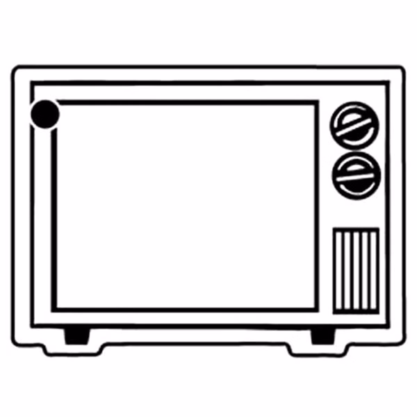 TV 2 Key Tag - Spot Color