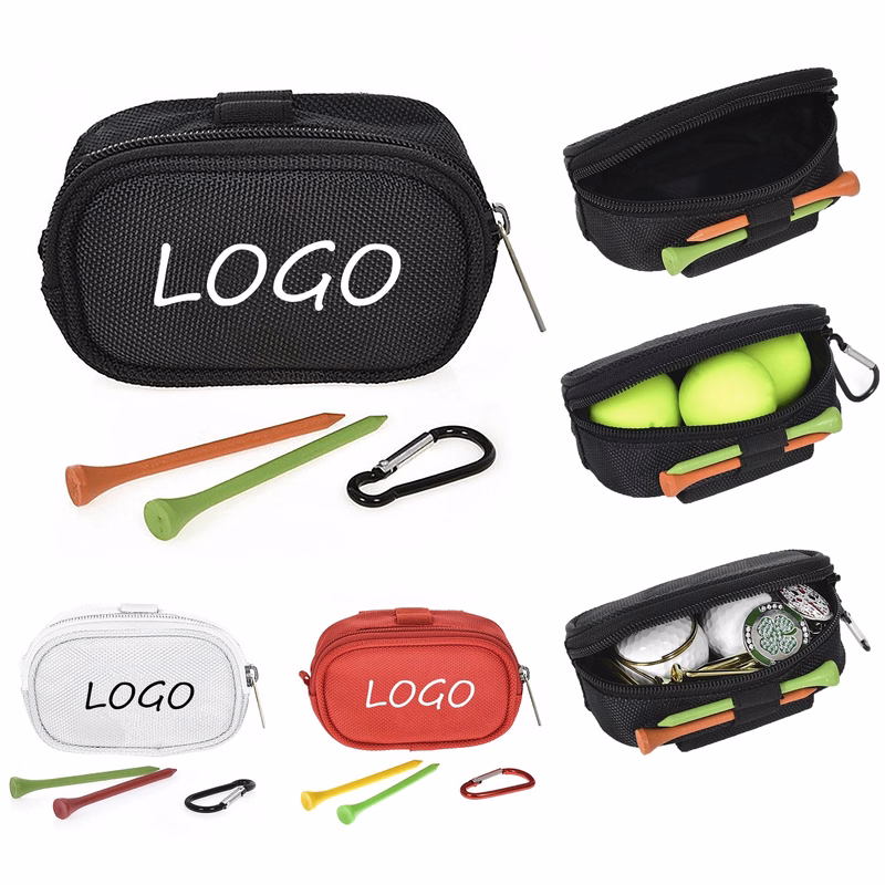 MOQ 100pcs Polyester Golf Accessory Waist Belt Key Bag