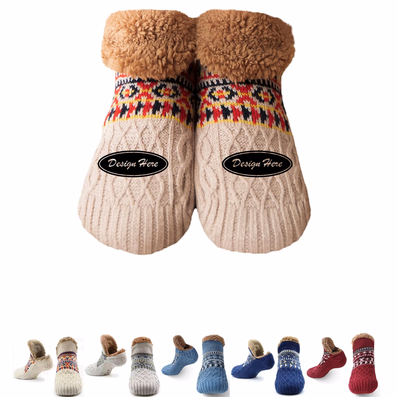 Thermal Plush Floor Socks ?C Insulated Warmth for Home & Sleep