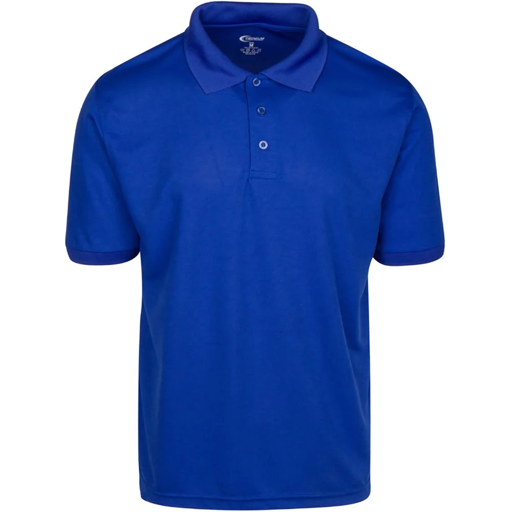 Men's Polo Shirts - Royal Blue Size 2XL 1
