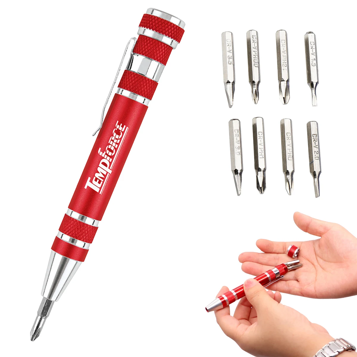 8 in 1 Aluminum Screwdriver 1