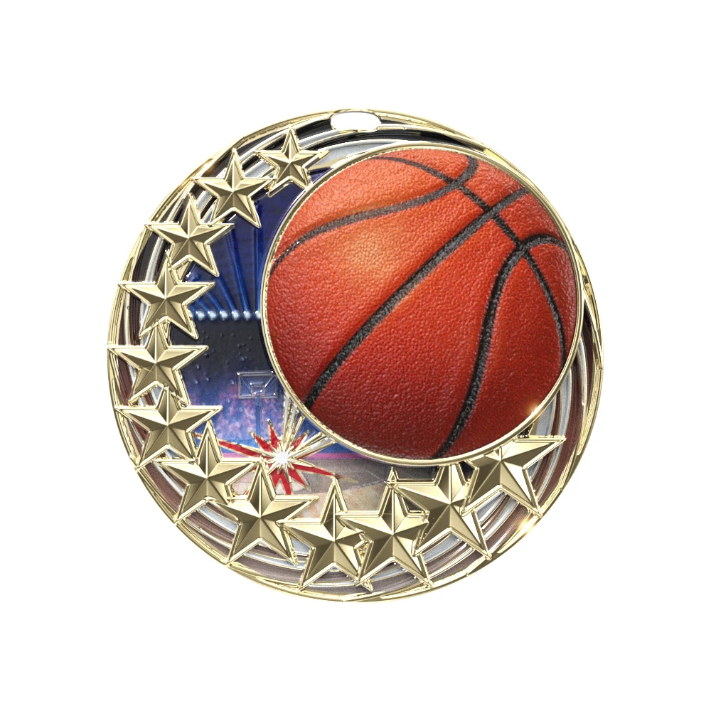 Star Blast Medal - Basketball 1