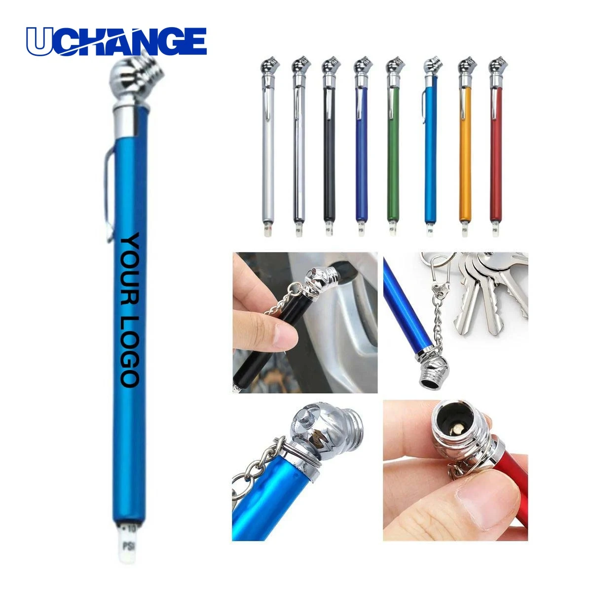 Aluminium ABS Tire Pressure Gauge Tool for Vehicles 1