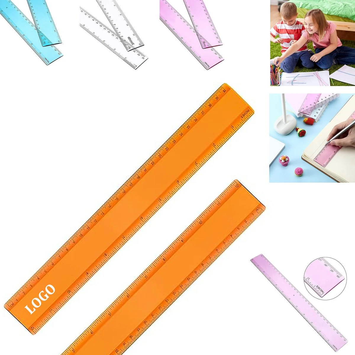 Plastic Straight Ruler 1