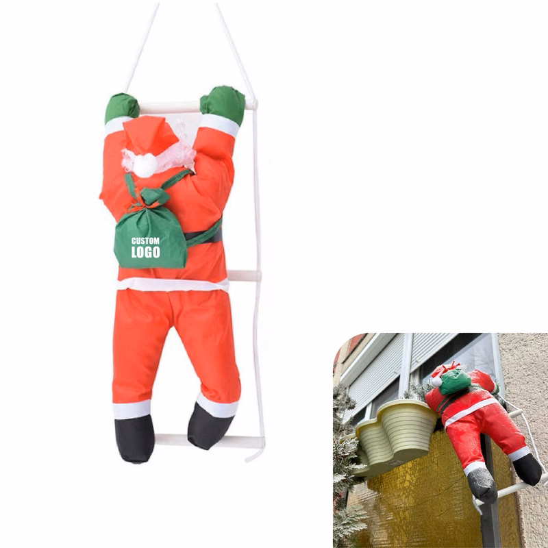 MOQ 10 pcs Christmas Santa Doll Ornament
